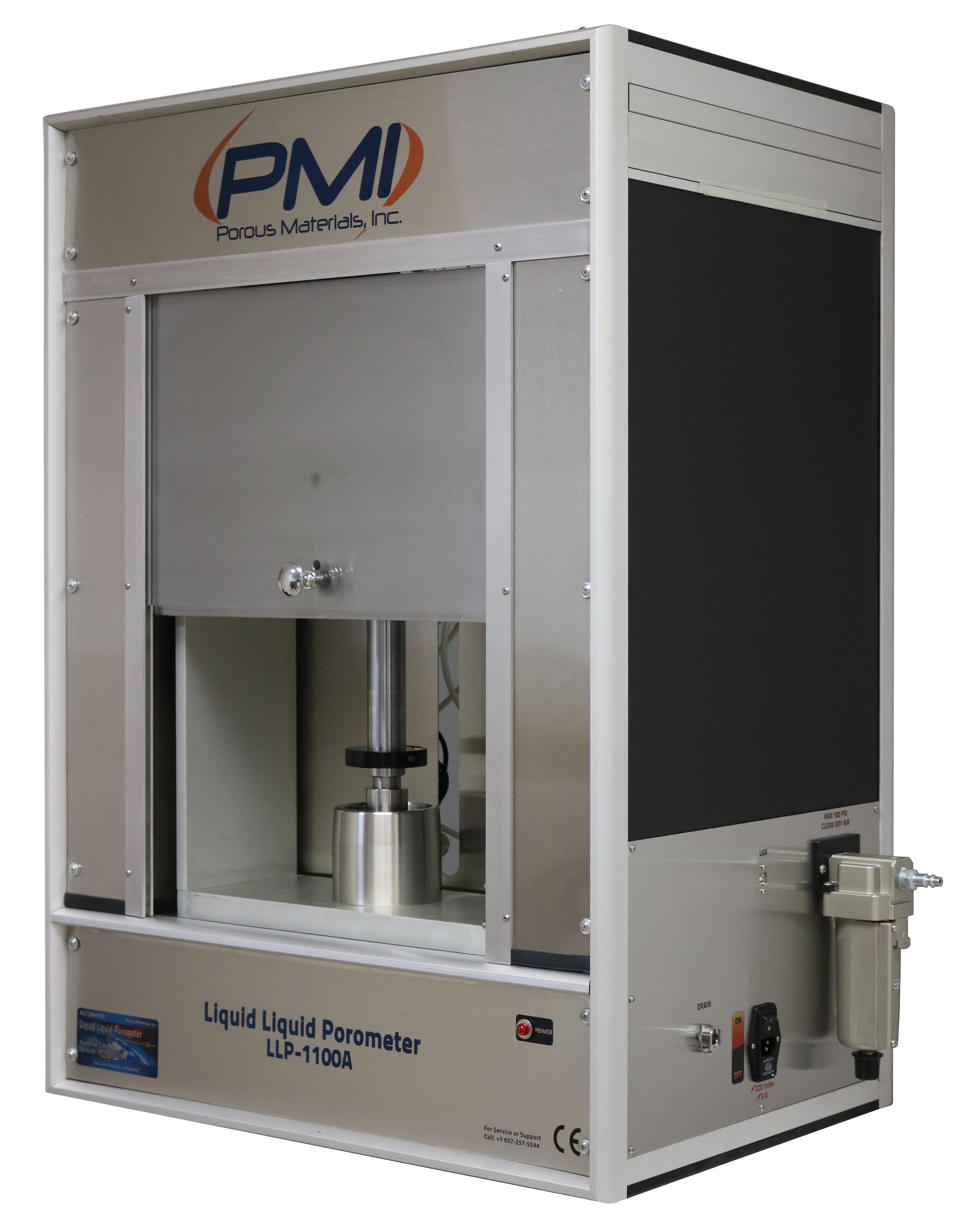 PMI Capillary Flow Porometer Testing